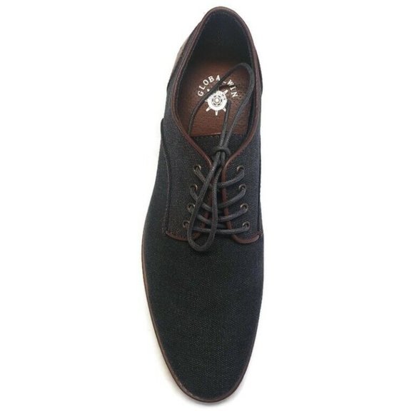 GLOBALWIN Oxford Dress Shoes Mens Size 8.5 Business Casual Fashion Blue Brown - Picture 2 of 10